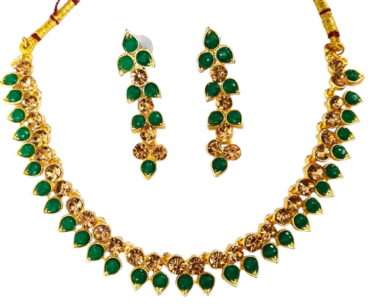 LCT stone Delicate Necklace for Festival