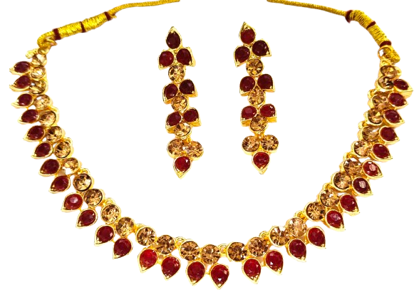 LCT stone Delicate Necklace for Festival