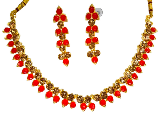 LCT stone Delicate Necklace for Festival