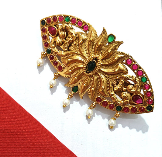 South Indian Hair Clip Matte Finish HC-557